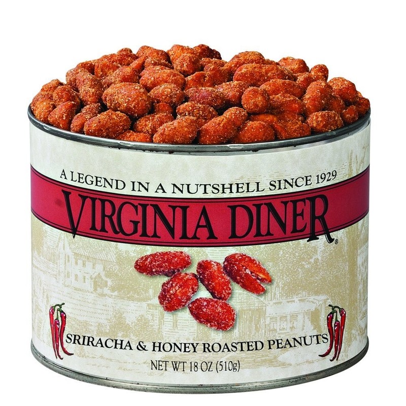 Virginia Diner Natural Virginia Honey Roasted & Sriracha XL Peanuts Gourmet gallery