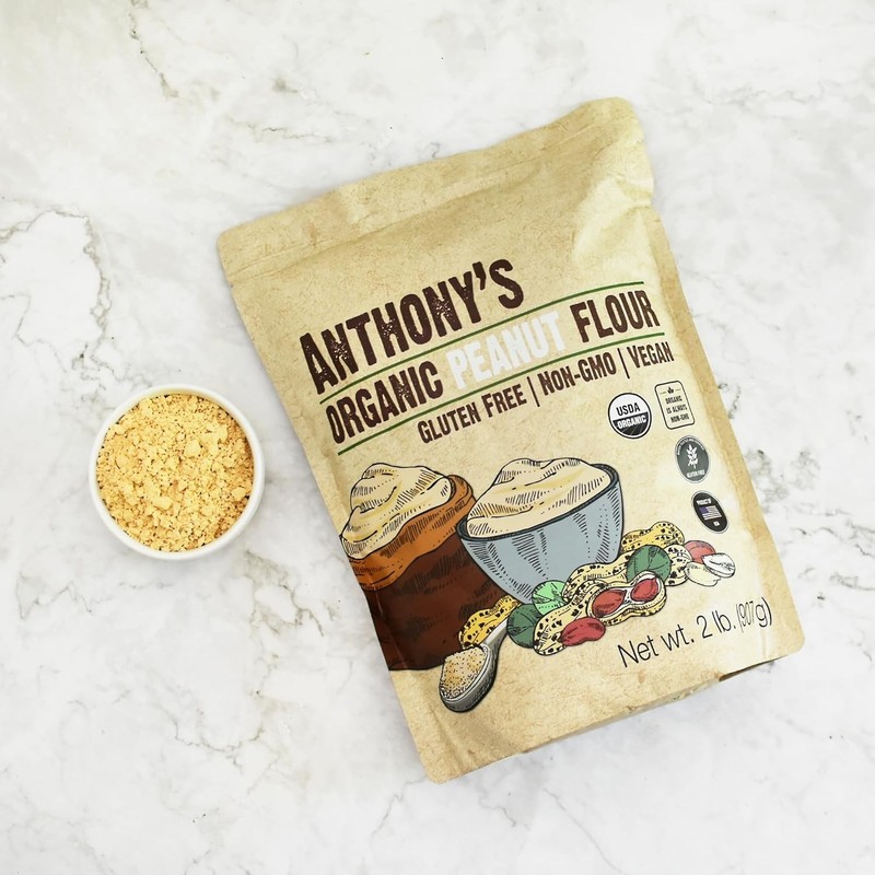 32 Ounce Organic Defatted Peanut Flour - Perfect for & Gluten-Free Recipes gallery
