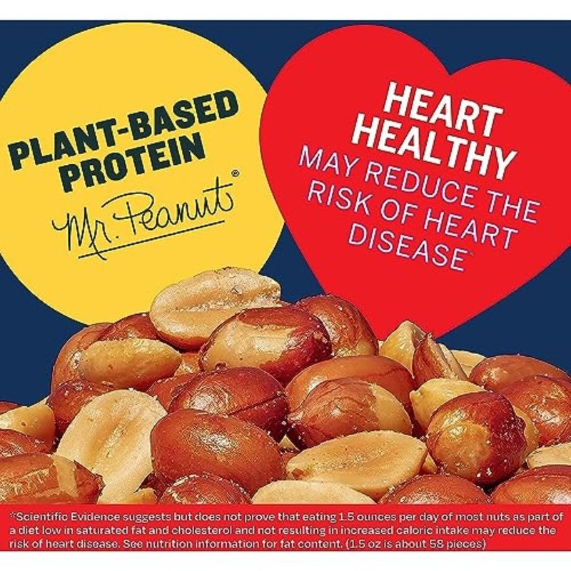 Redskin Spanish Peanuts - Roasted & Salted 12.5 oz (Pack of 6) for Refreshing... gallery