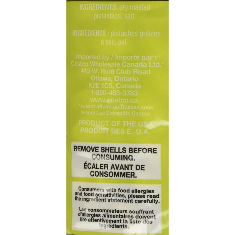 2 Packs Kirkland Signature In-Shell Pistachios Natural 48 oz Each Pack = 6 lbs gallery