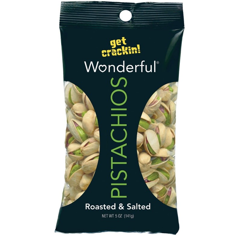 Wonderful 5 Oz. Original Pistachios 113921 Pack of 8 Wonderful 113921