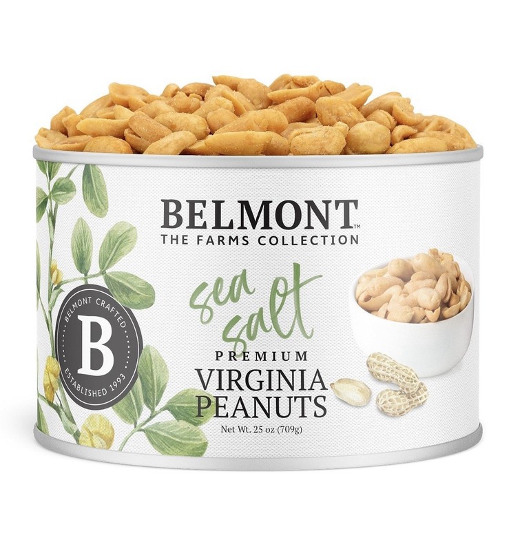Belmont Premium Virginia Peanuts 🥜 Sea Salt • Small Batch • 28 oz / 1.75 LB