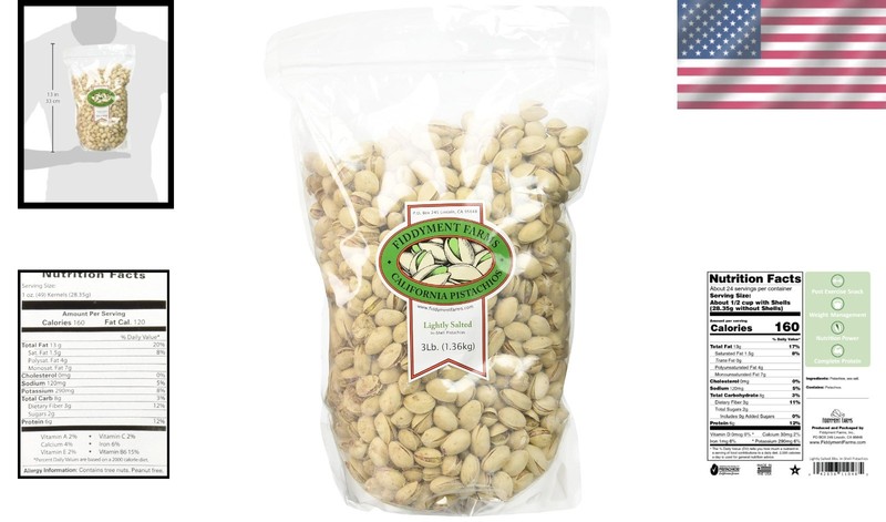 Fresh Resealable In-shell Pistachios, 3 lb gallery