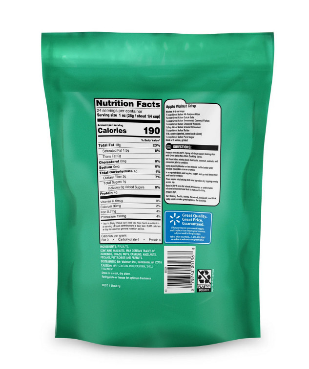 Great Value Chopped Walnuts, 24 oz gallery