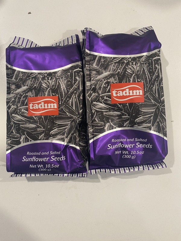 TADIM Roasted and Salted SUNFLOWER SEEDS 2×300 G. /2x 10.5 Oz