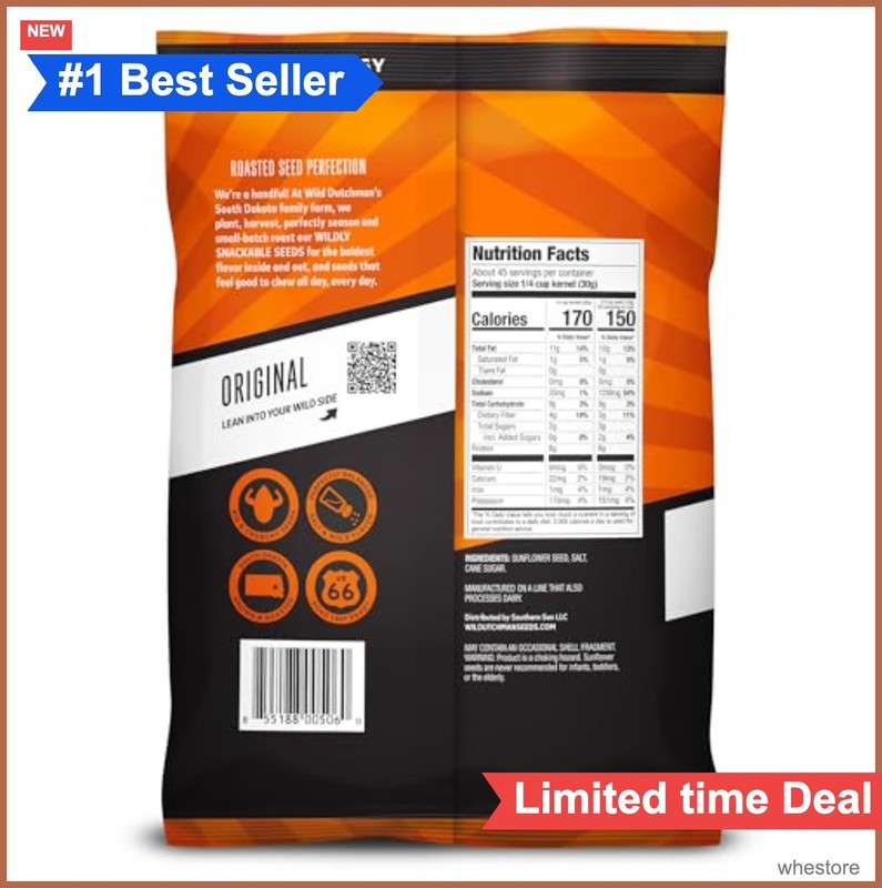 Salted Roasted Sunflower Seeds 3 Pound Pack of 3 Resealable Bag Snack On The Go gallery