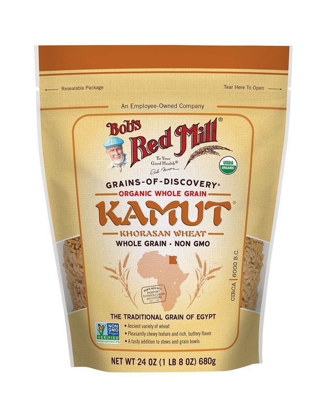 Bob’s Red Mill Organic Kamut Berries, 24oz 1.5 Pound (Pack of 4), Natural