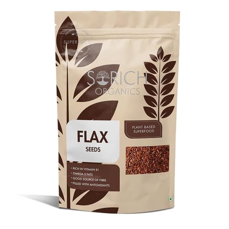 Sorich Organics Flax Seeds Raw 900gm